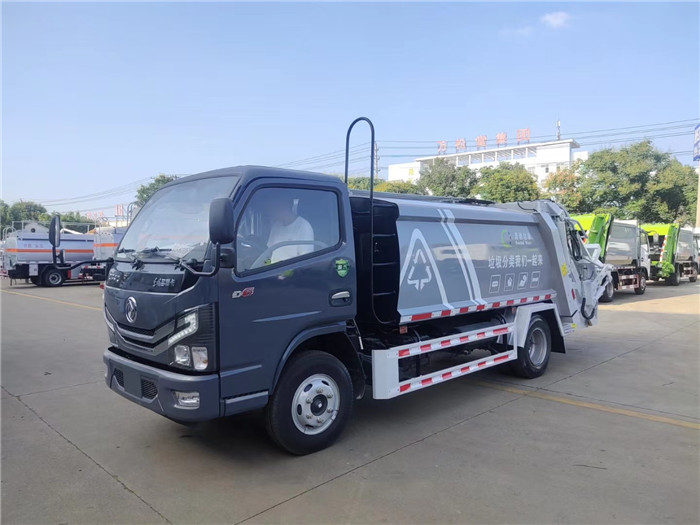 京牌，可下地下室5方壓縮垃圾車